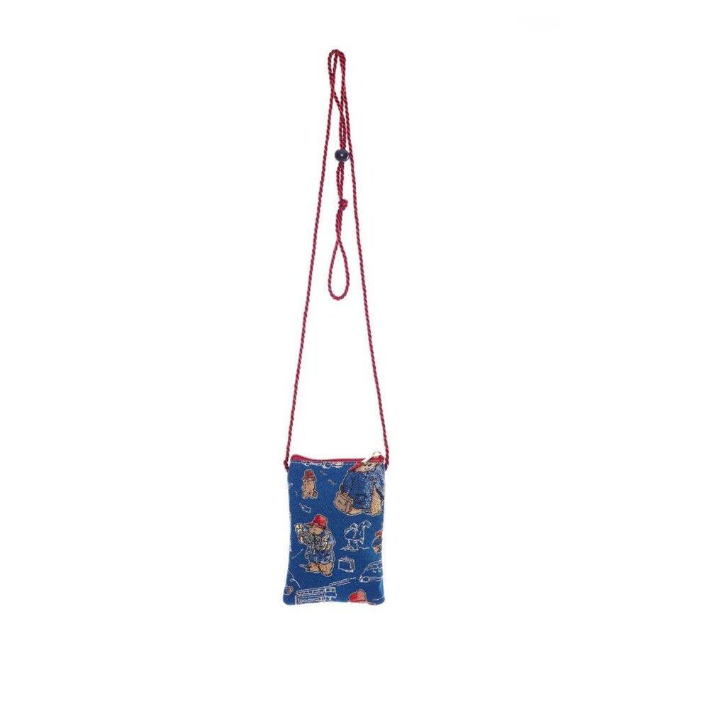 Paddington Bear Signare Tapestry Crossbody Phone Bag Mini Purse Blue - Picture 11 of 13